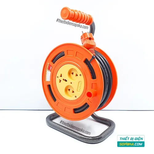 Rulo Cuộn Dây Điện CADIVI 2x2.5mm² 3500W 16A RU3500W SOPOKA