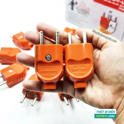 Phích Cắm Điện Dương 3000W 15A P3000WLK SOPOKA