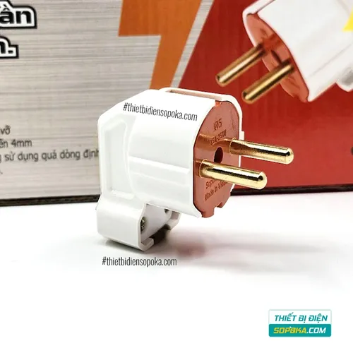 Phích Cắm Điện Dương Gập Vuông Góc 3000W 15A P3000W-G1 SOPOKA
