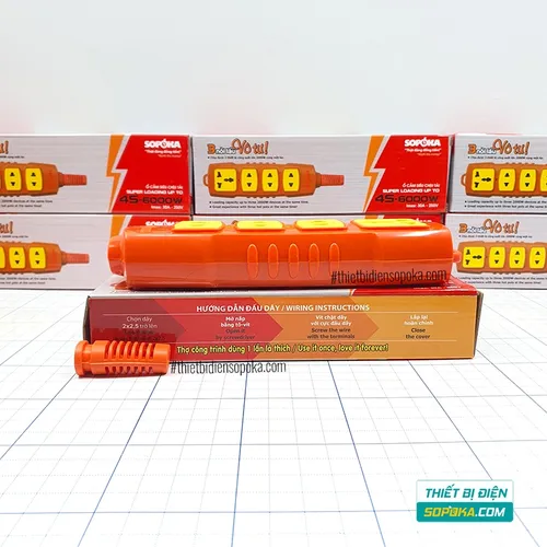 Ổ Cắm Điện 4 Lỗ Không Dây 6000W 4S-6000W SOPOKA