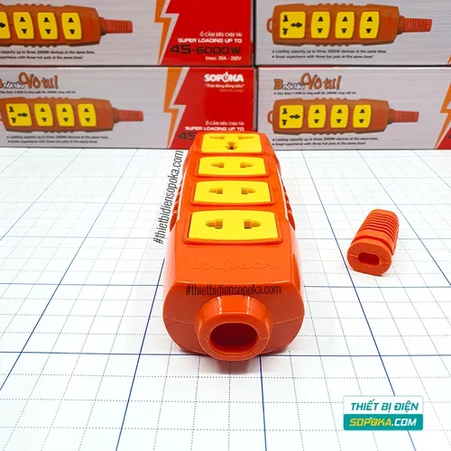 Ổ Cắm Điện 4 Lỗ Không Dây 6000W 4S-6000W SOPOKA