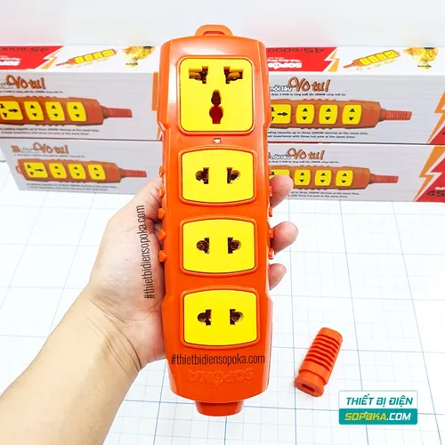 Ổ Cắm Điện 4 Lỗ Không Dây 6000W 4S-6000W SOPOKA