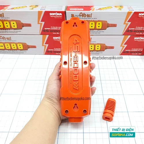 Ổ Cắm Điện 4 Lỗ Không Dây 6000W 4S-6000W SOPOKA