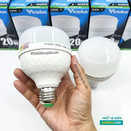Bóng Đèn LED Hình Trụ Victolux 20W–60W 150–265V Victolux (SOPOKA)