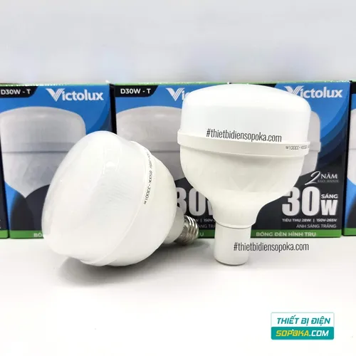 Bóng Đèn LED Hình Trụ Victolux 20W–60W 150–265V Victolux (SOPOKA)