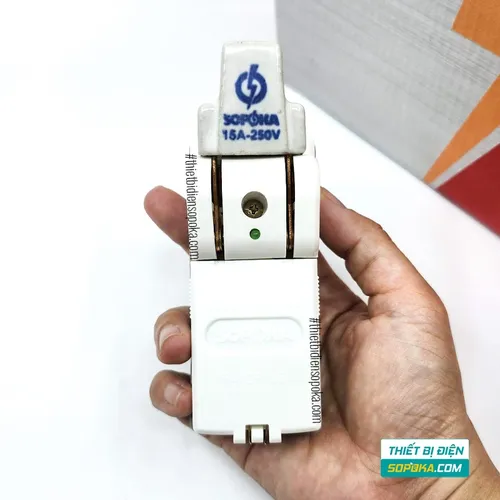 Cầu Dao Đế Sứ 1 Pha 15A 2P D1H SOPOKA