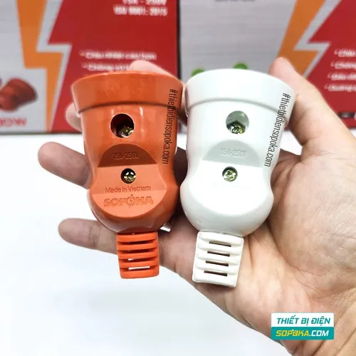 Phích Cắm Điện Âm Siêu Chịu Tải 3000W 15A C3000W SOPOKA