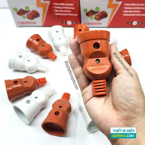 Phích Cắm Điện Âm Siêu Chịu Tải 3000W 15A C3000W SOPOKA