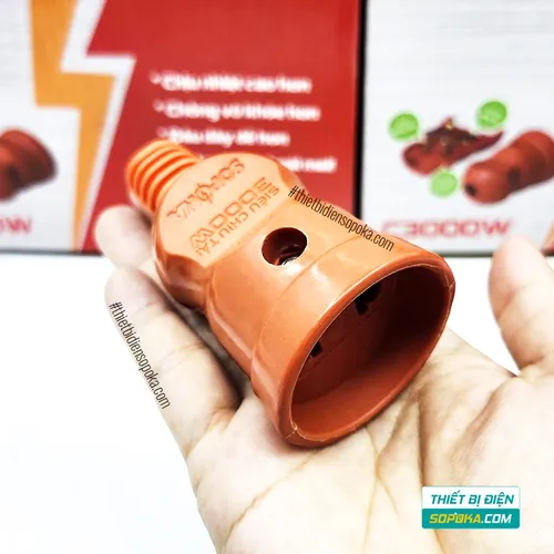 Phích Cắm Điện Âm Siêu Chịu Tải 3000W 15A C3000W SOPOKA