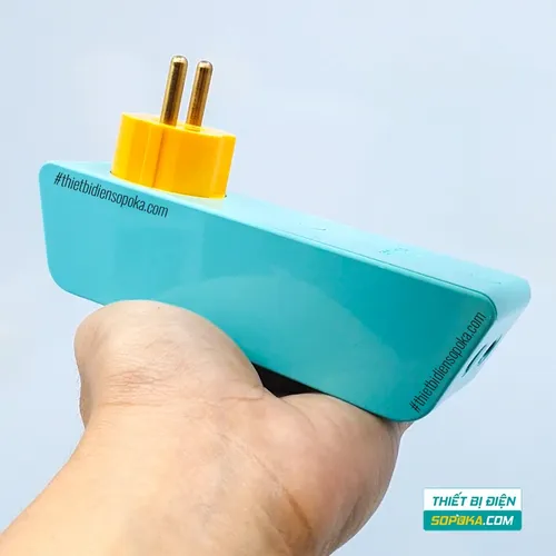 Phích Cắm Chia Điện 5 Lỗ Cổ Xoay Cao 2200W 10A P26 SOPOKA