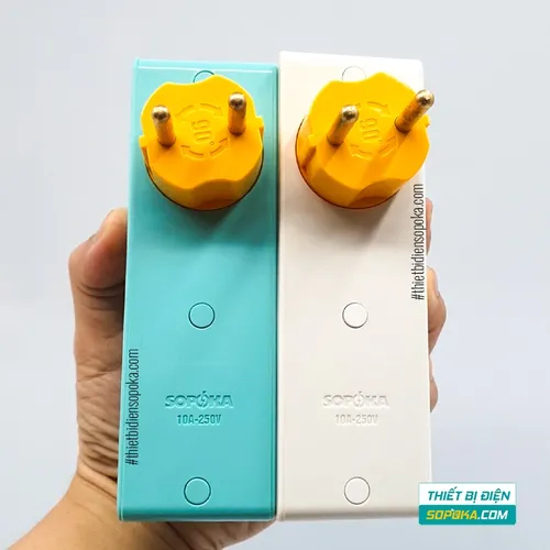 Phích Cắm Chia Điện 5 Lỗ Cổ Xoay Cao 2200W 10A P26 SOPOKA