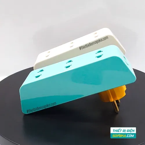 Phích Cắm Chia Điện 5 Lỗ Cổ Xoay Cao 2200W 10A P26 SOPOKA