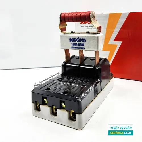 Cầu Dao Đế Sứ 3 Pha 3P 600V 100A D15 SOPOKA