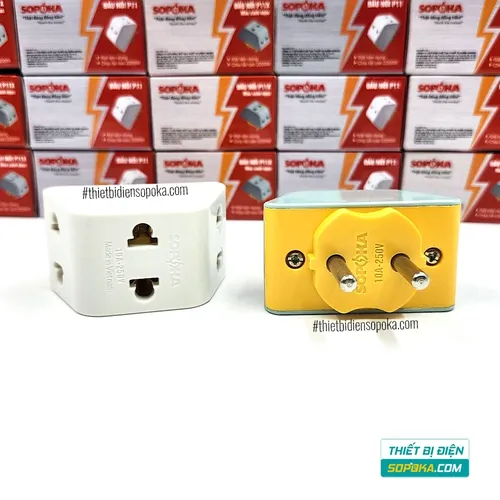 Đầu Nối Chia Điện 3 Lỗ 2200W 10A P11/P11X SOPOKA