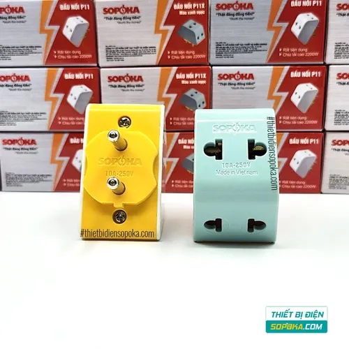 Đầu Nối Chia Điện 3 Lỗ 2200W 10A P11/P11X SOPOKA