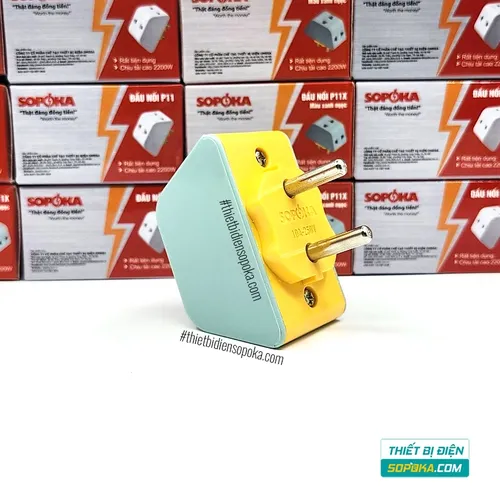 Đầu Nối Chia Điện 3 Lỗ 2200W 10A P11/P11X SOPOKA