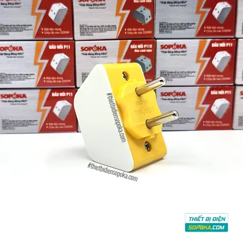 Đầu Nối Chia Điện 3 Lỗ 2200W 10A P11/P11X SOPOKA