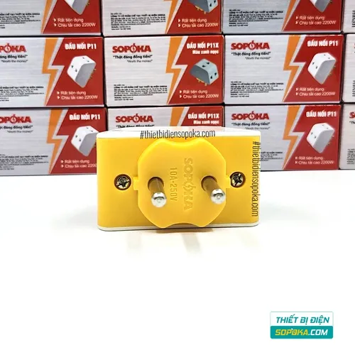 Đầu Nối Chia Điện 3 Lỗ 2200W 10A P11/P11X SOPOKA