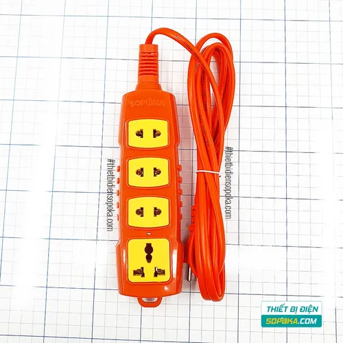 Ổ Cắm Điện 3000W Siêu Chịu Tải Có Dây 4S-3000W SOPOKA
