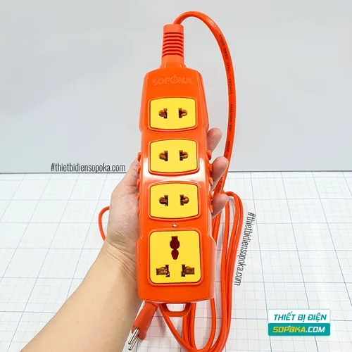 Ổ Cắm Điện 3000W Siêu Chịu Tải Có Dây 4S-3000W SOPOKA