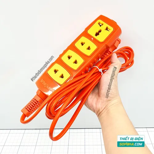 Ổ Cắm Điện 3000W Siêu Chịu Tải Có Dây 4S-3000W SOPOKA