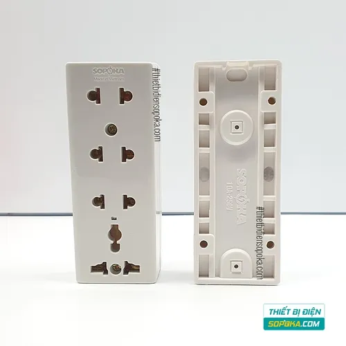 Ổ Cắm Điện 4 Lỗ Gắn Tường Gắn Táp Lô 2200W 10A E26 SOPOKA