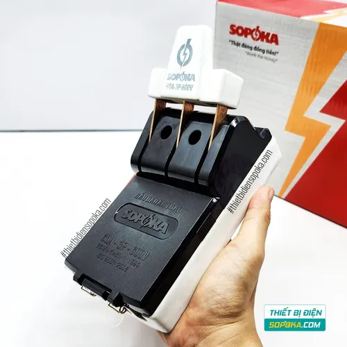 Cầu Dao Đế Sứ 3 Pha 3P 60A 600V D11/D11A SOPOKA