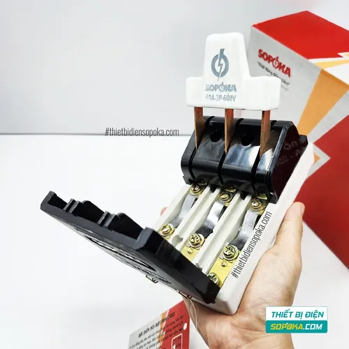 Cầu Dao Đế Sứ 3 Pha 3P 60A 600V D11/D11A SOPOKA