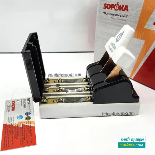 Cầu Dao Đế Sứ 3 Pha 3P 60A 600V D11/D11A SOPOKA