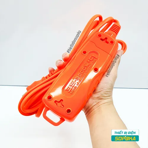 Ổ Cắm Điện 3 Lỗ Chéo 3000W 15A 250V 3C-3000W SOPOKA