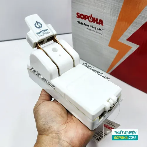 Cầu Dao Đế Sứ 1 Pha 60A-2P D7 SOPOKA