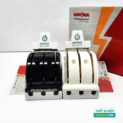 Cầu Dao Đảo Đế Sứ 3 Pha 600V 60A 3P 2N D28/D28A SOPOKA