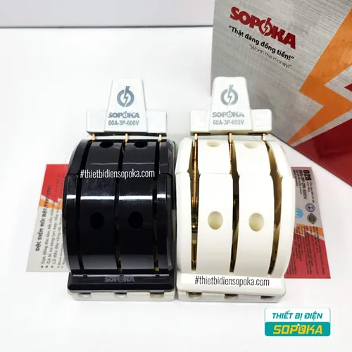 Cầu Dao Đảo Đế Sứ 3 Pha 600V 60A 3P 2N D28/D28A SOPOKA