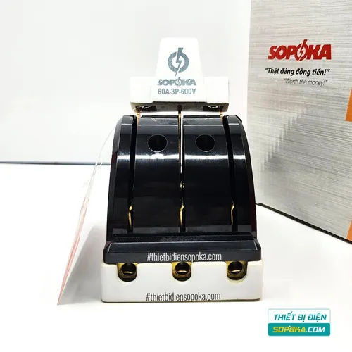Cầu Dao Đảo Đế Sứ 3 Pha 600V 60A 3P 2N D28/D28A SOPOKA