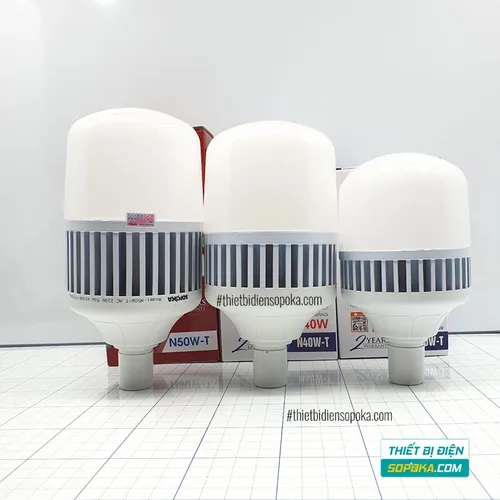 Bóng Đèn Led Thân Nhôm Công Suất Cao 30/40/50/65W (Mã N) SOPOKA