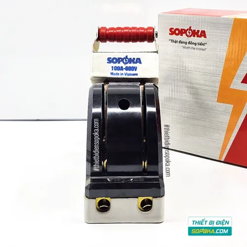 Cầu Dao Đảo Đế Sứ 1 Pha 100A 2P 600V D35 SOPOKA