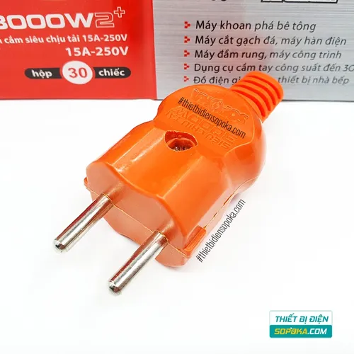 Phích Cắm Điện Dương Chịu Tải 3000W P3000W2+ SOPOKA