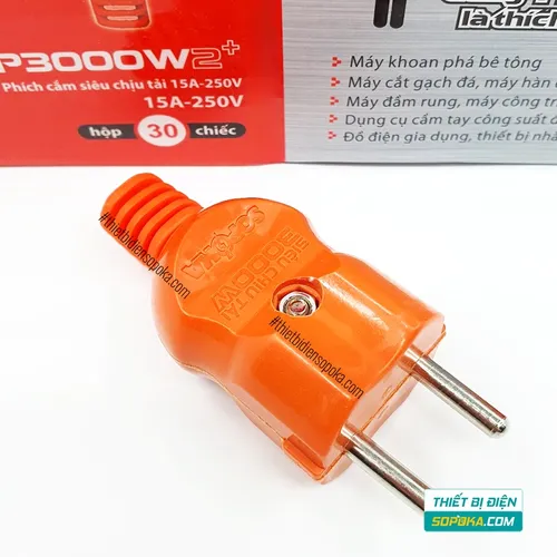 Phích Cắm Điện Dương Chịu Tải 3000W P3000W2+ SOPOKA