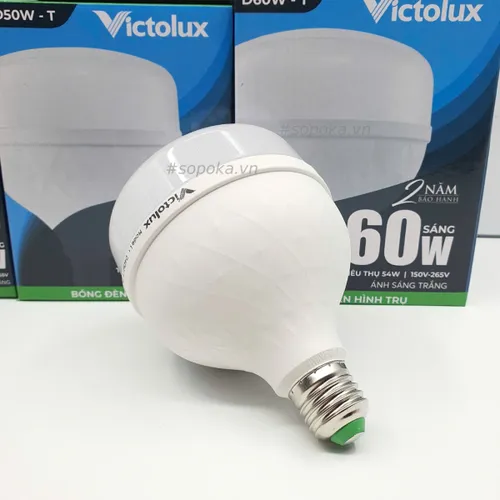 Bóng Đèn LED 20W 30W 40W 50W 60W Hình Trụ Victolux (SOPOKA)