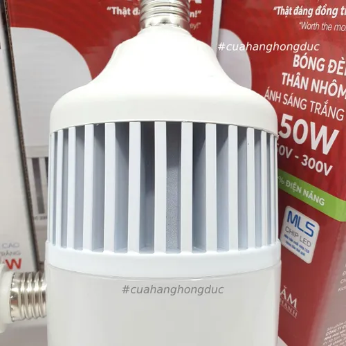 Bóng Đèn LED Thân Nhôm Công Suất Cao (Mã N) Sáng Trắng SOPOKA