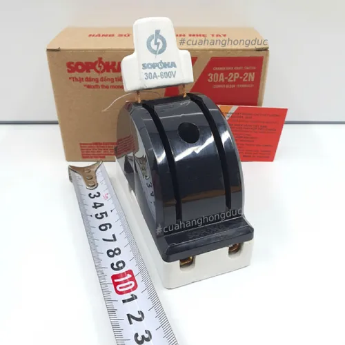 Cầu Dao Đảo Đế Sứ 1 Pha 30A 2P 600V 2N D19 SOPOKA