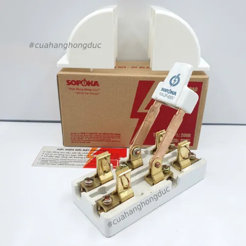 Cầu Dao Đảo Đế Sứ 1 Pha 60A 2P 600V 2N D22 SOPOKA