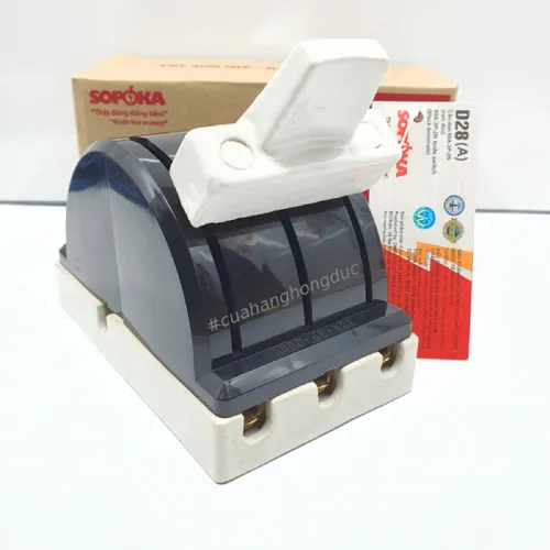 Cầu Dao Đảo Đế Sứ 3 Pha 60A 3P 2N 600V D28 SOPOKA