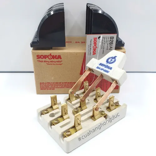 Cầu Dao Đảo Đế Sứ 3 Pha 30A 3P 2N 250V D26 SOPOKA