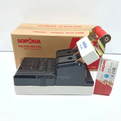 Cầu Dao Đế Sứ 3 Pha 3P 150A 600V Màu Đen D17 SOPOKA