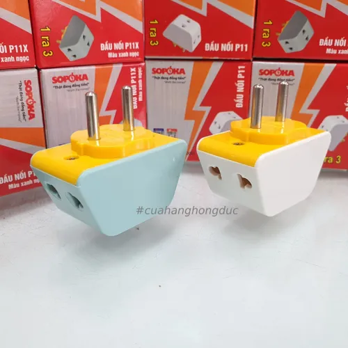 Đầu Nối Chia Điện 3 Lỗ 2200W P11 SOPOKA