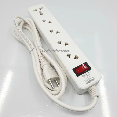 Ổ Cắm Điện 5 Lỗ Chéo 2200W 5A2 SOPOKA