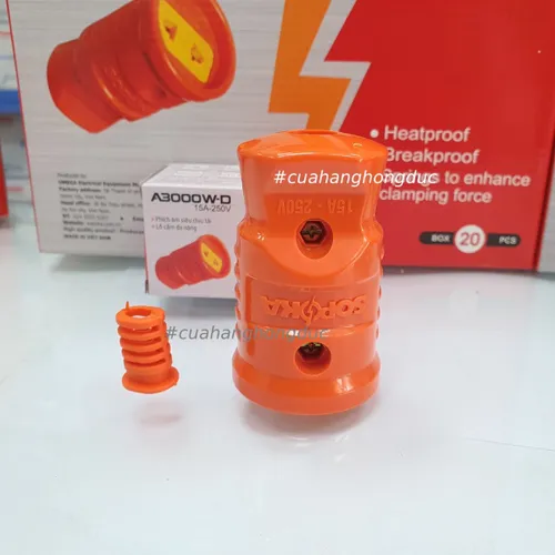 Phích Cắm Điện Âm Siêu Chịu Tải 3000W A3000W-Đ SOPOKA