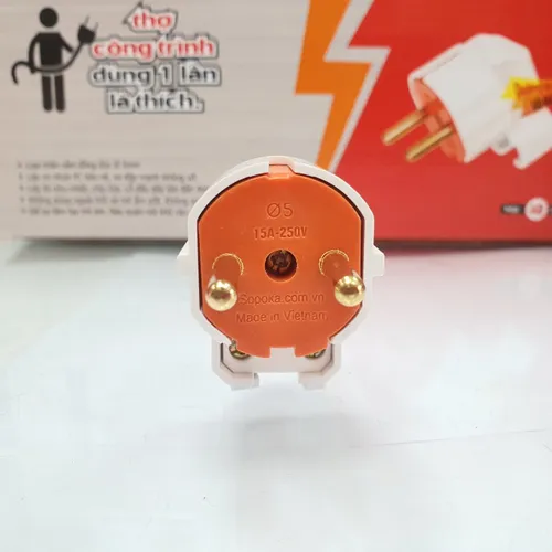 Phích Cắm Điện Dương Gập Vuông Góc 3000W P3000W-G1 SOPOKA