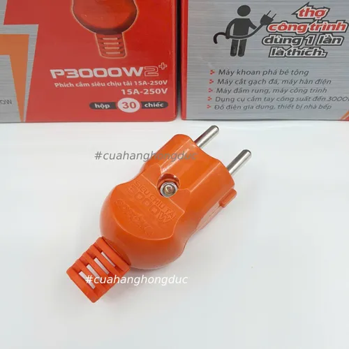 Phích Cắm Điện Dương Siêu Chịu Tải 3000W P3000W2+ SOPOKA